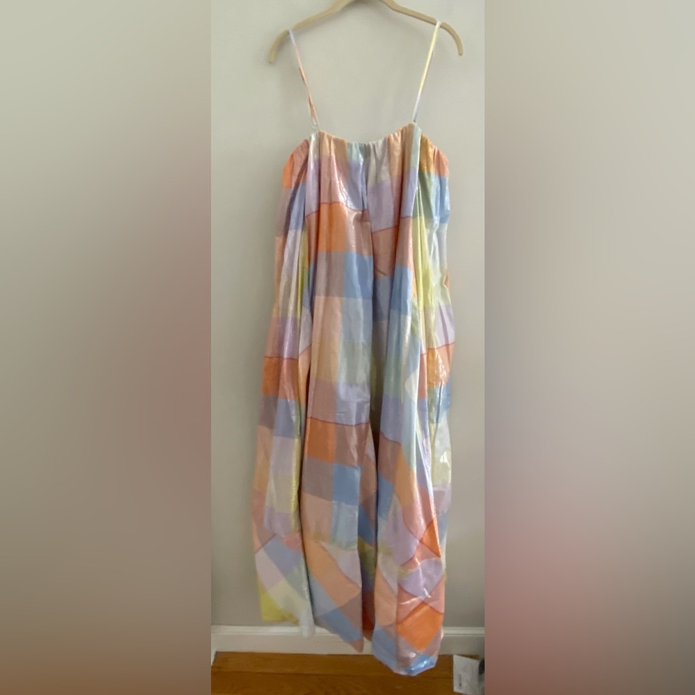 ANThropolgie Pilcro Plaid Tent Maxi Dress S new with tag nwt - Picture 7 of 7